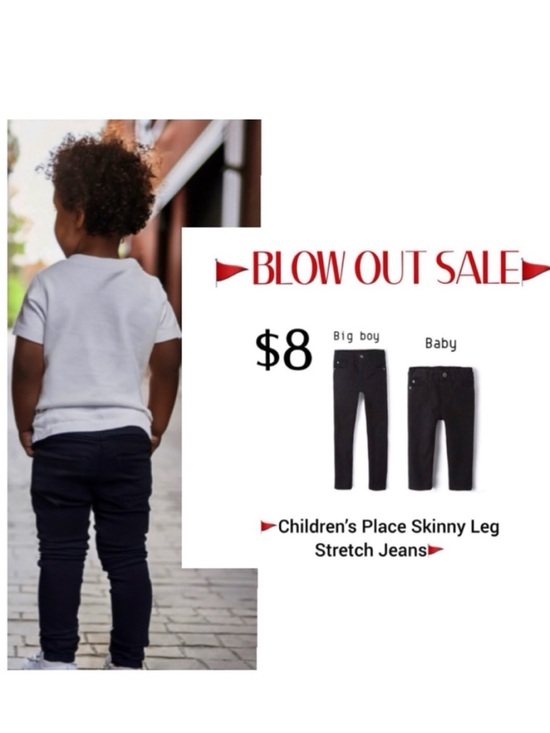 The Children's Place Other - CHILDREN’S PLACE BLACK SKINNY LEG JEANS